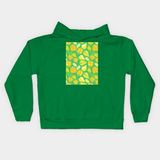 Autumn pattern watercolor Kids Hoodie